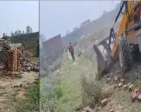 मुरादाबाद: एमडीए की बड़ी कार्रवाई, कल्याणपुर एहतमाली में 22 बीघा भूमि से हटाया अवैध कब्जा