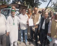 मुरादाबाद में रामगंगा की प्राकृतिक धारा मोड़ने के प्रयास पर ग्रामीणों का विरोध, मंडलायुक्त को सौंपा ज्ञापन