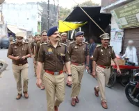 संभल की सड़कों पर उतरे एसपी कृष्ण कुमार विश्नोई: रमजान और होली को लेकर बाजारों में पैदल गश्त, सुरक्षा का लिया जायजा