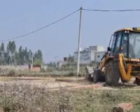 कटघर क्षेत्र में गरजा प्राधिकरण का बुलडोजर, अवैध प्लॉटिंग पर कार्रवाई, मुरादाबाद में विकास प्राधिकरण की बड़ी कार्रवाई