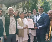 मुजफ्फरनगर में कलेक्ट्रेट पर विकास त्यागी के समर्थन में धरना, 25 फरवरी को भाजपा कार्यालय पर हवन का ऐलान