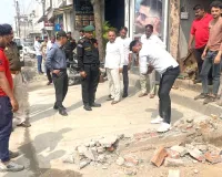 सहारनपुर: मल्हीपुर रोड पर नगर निगम का अतिक्रमण हटाओ अभियान, 50 स्थानों से कब्जा हटाया