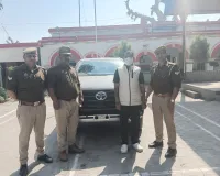 सहारनपुर: हत्या के आरोपी और 25 हजार के इनामी गिरफ्तार, बरामद हुई फॉर्च्यूनर कार