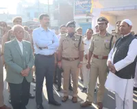 सहारनपुर : डीआईजी, डीएम व एसएसपी सहारनपुर द्वारा ईद पर्व के दृष्टिगत जनपद में भ्रमण कर लिया सुरक्षा व्यवस्था का जायजा