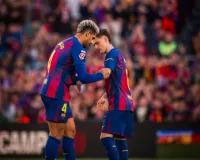 ला लीगा: बार्सिलोना ने सेविला को 5-2 से हराया, राफिन्हा ने दागे 3 गोल 