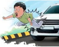 मेरठ में खौफनाक हिट एंड रन! कार ने स्कूटी सवार को 200 मीटर तक घसीटा