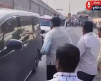 कानपुर में VIP स्वागत से थमा ट्रैफिक! बीच सड़क माला पहनते दिखे डिप्टी CM