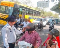 नोएडा यातायात पुलिस ने मार्च में चलाया विशेष अभियान, 6831 चालान और 17 वाहन सीज