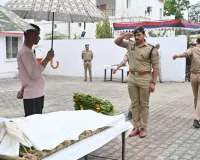 सहारनपुर: मुख्य आरक्षी अनुज कुमार गिल को नम आंखों से दी गई अंतिम विदाई