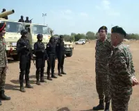 युद्धाभ्यास 'अमोघ ज्वाला' में भारतीय सेना के हथियारों ने दुश्मन के ठिकानों को निशाना बनाया