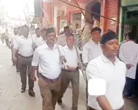 मुजफ्फरनगर: हिंदू नववर्ष पर भगवा रंग में रंगा शहर: आरएसएस ने निकाला भव्य पथ संचलन