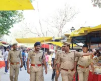 एसपी ने शक्ति पीठ कालिकन धाम में पूजा करने के बाद किया प्रमुख मंदिरों और मेला स्थलों का भ्रमण