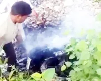 मुज़फ़्फ़रनगर: चरथावल में चलती बाइक में आग, बाल-बाल बचा बाइक सवार