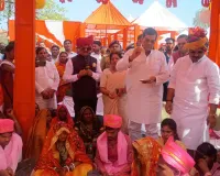  जौनपुर महोत्सव में 600 से अधिक जोड़ों का सामूहिक विवाह संपन्न , प्रभारी मंत्री ने दिया आशीर्वाद