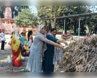 मुजफ्फरनगर के मोरना क्षेत्र में पुत्र की लंबी आयु के लिए महिलाओं ने किया होली पूजन