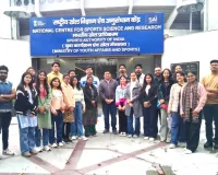 टीएमयू फिजियोथेरेपी स्टुडेंट्स की साई में एजुकेशनल विजिट, खेल विज्ञान और पुनर्वास की आधुनिक तकनीकों का लिया अनुभव