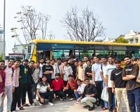 मुरादाबाद: टीएमयू के 120 श्रावक-श्राविकाएं माताजी के दर्शन के लिए अयोध्या रवाना