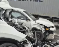 पानीपत में कोहरे की मार, 15 वाहन टकराए,10 लोग घायल