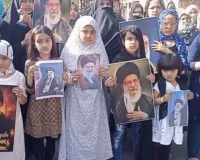 मुरादाबाद: ईरान के सर्वोच्च नेता के निधन की खबर पर शिया समुदाय का शांतिपूर्ण प्रदर्शन