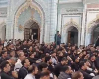 अमरोहा: खामेनेई की श्रद्धांजलि सभा में उमड़ा जनसैलाब, गम और आक्रोश का माहौल