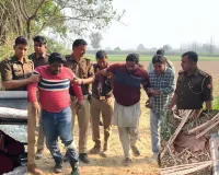 मुजफ्फरनगर के मीरापुर में मुठभेड़ के दौरान पुलिस ने घायल अवस्था में दबोचे दो शातिर बदमाश