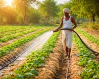 गर्मी में फसल बचाने का देसी तरीका, सही सिंचाई और मल्चिंग से सूखने से बचेंगी पौधें