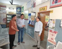 मुख्य चिकित्सा अधिकारी डॉ. सुनील तेवतिया ने किया मुख्यमंत्री आरोग्य स्वास्थ्य मेलों का निरीक्षण