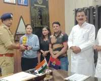 मुजफ्फरनगर: विश्व विजेता भारतीय महिला कबड्डी टीम की सदस्य अन्नू का जोरदार स्वागत, एसएसपी ने किया सम्मानित