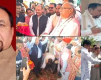 मेरठ नौचंदी में 'नारियल' फोड़ने पर फिर चर्चा में रालोद विधायक गुलाम मोहम्मद, पहले सोमेंद्र तोमर के साथ किया था हवन !