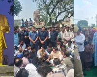 मेरठ में बाबा साहेब की प्रतिमा खंडित: अनावरण से पहले असामाजिक तत्वों ने रची साजिश, सरधना के भगवानपुर में भारी तनाव