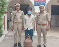 सहारनपुर में गैस गोदाम से सिलेंडर चुराने वाला आरोपी 12 घंटे में गिरफ्तार, चोरी का सामान बरामद