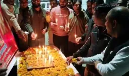 शामली में हिंदू रक्षा दल ने पुलवामा शहीदों को दी श्रद्धांजलि, 14 फरवरी को बताया ब्लैक डे