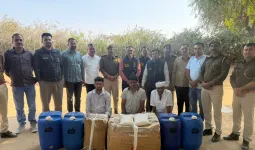 राजस्थान के जालोर में पुलिस की बड़ी कार्रवाई..एमडी लैब पकड़ी, ब्लास्ट किया, 4.910 किलो एमडी ड्रग बरामद