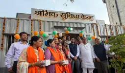 ग्रेटर नोएडा प्राधिकरण की अच्छी पहल, श्रमिक सुविधा केन्द्र का किया शुभारंभ 