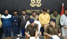 मुजफ्फरनगर में हाईवे पर 'फर्जी एआरटीओ' बनकर वसूली करने वाले गिरोह का भंडाफोड़, 8 ठग गिरफ्तार