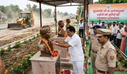 शाहजहांपुर में चला योगी का हंटर:शहीदों की मूर्तियां खंडित करने वाली कंपनी ब्लैकलिस्ट