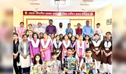 मुजफ्फरनगर में सड़क सुरक्षा जागरूकता: भाषण में खुशबू व पोस्टर में जोया ने मारी बाजी