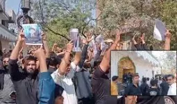 भोपाल में ईरान के सुप्रीम लीडर खामेनेई के निधन पर मातम, अमेरिका–इजराइल के खिलाफ नारे