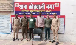 मुजफ्फरनगर: अवैध तरीके से पशु ले जा रहे चार आरोपी गिरफ्तार, 14 पशु व दो पिकअप बरामद