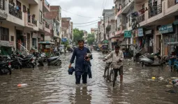 गुरुग्राम में लापरवाही पर गिरी गाज, जलभराव के दौरान ड्यूटी से गायब रहने पर जेई मनोज निलंबित