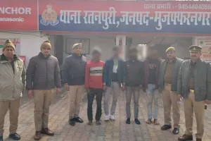 मुज़फ्फरनगर में सठेड़ी बवाल के चार हमलावर गिरफ्तार, रास्ते के विवाद में युवक पर किया था जानलेवा हमला, गांव में पुलिस तैनात