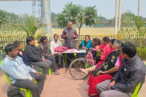 शंकराचार्य के अपमान के खिलाफ दिव्यांग पार्टी का आक्रोश