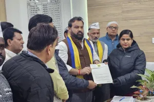 मणिकर्णिका घाट पर मंदिर तोड़े जाने के विरोध में AAP का प्रदेशभर में प्रदर्शन, राष्ट्रपति के नाम सौंपा ज्ञापन