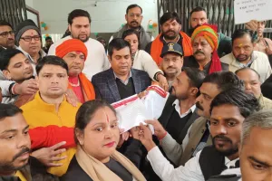 गाजियाबाद में UGC नियमों के विरोध में करणी सेना और स्वर्ण समाज का प्रदर्शन