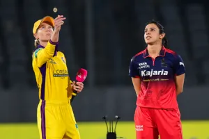 डब्ल्यूपीएल: आरसीबी ने गेंदबाजी चुनी, यूपी वॉरियर्स को हर हाल में जीतना होगा मैच