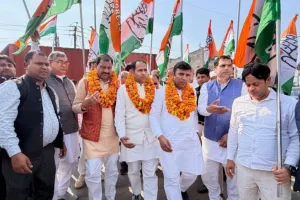 गौतमबुद्ध नगर में कांग्रेस की मनरेगा बचाओ और संविधान सम्मान पदयात्रा, ग्रामीणों ने दिया जोरदार समर्थन