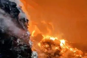 पानीपत: जिंदल स्पिनिंग मिल में आग से करोड़ों का नुकसान