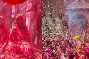 वृंदावन में बदली परंपरा की तस्वीर! विधवा माताओं ने गोपीनाथ मंदिर में खेली रंगों भरी होली