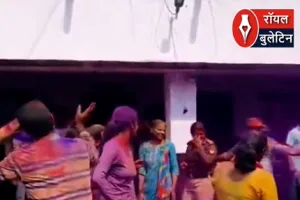 सहारनपुर में महिला पुलिस की रंगीन होली! महिला थाने में DJ पर झूमीं पुलिसकर्मी