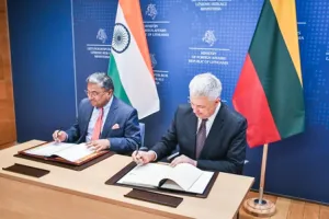 भारत-लिथुआनिया विदेश कार्यालय परामर्श के 10वें राउंड की बैठक में शामिल हुए सिबी जॉर्ज